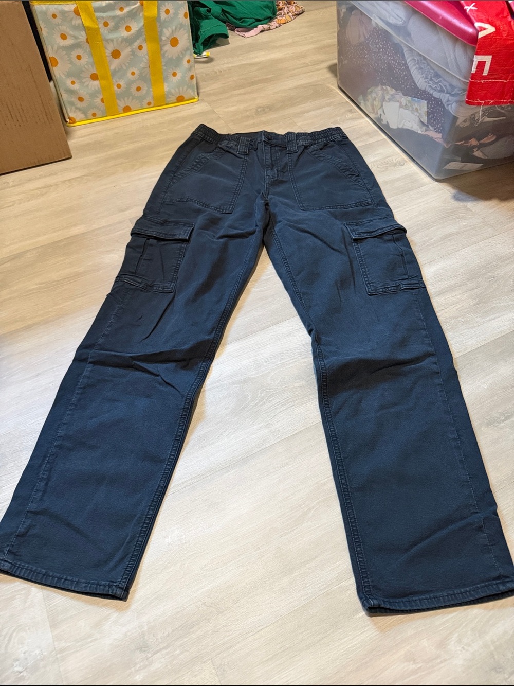 American Eagle Outfitters Black Cargo Pants